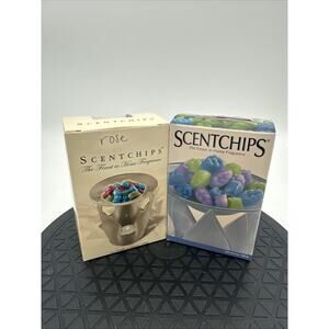 Lot Of 2 Vintage Scentchips Rose Scented Wax Chips NEW